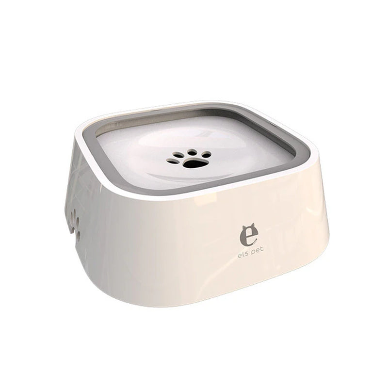 Spill-Free Pet Water Bowl: Floating Design for Dry Snouts - Perfect for Dogs & Cats