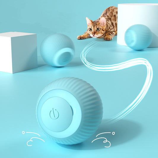 SmartRoll Kitty: Automatic Electric Cat Ball - The Ultimate Interactive Toy for Indoor Cats