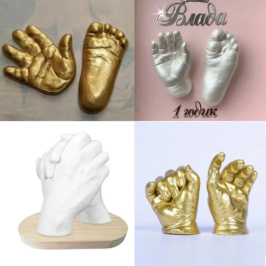 Handprint Memory Casting Kit: Create Plaster Statue Keepsakes for Couples, Families, and Friends - Perfect for Weddings, Anniversaries, and Special Moments
