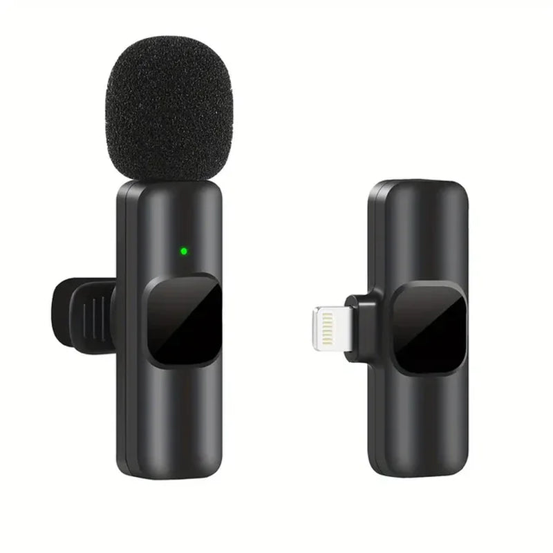 K9 Mini Lavalier Microphone: Ultra-Low Latency Wireless Lapel Mic for iPhone, Type-C, and iPad Devices