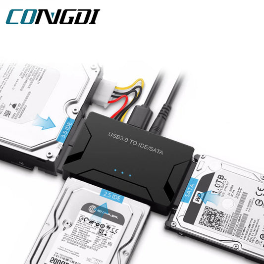 Versatile USB 3.0 to SATA/IDE Hard Disk Adapter Converter Cable